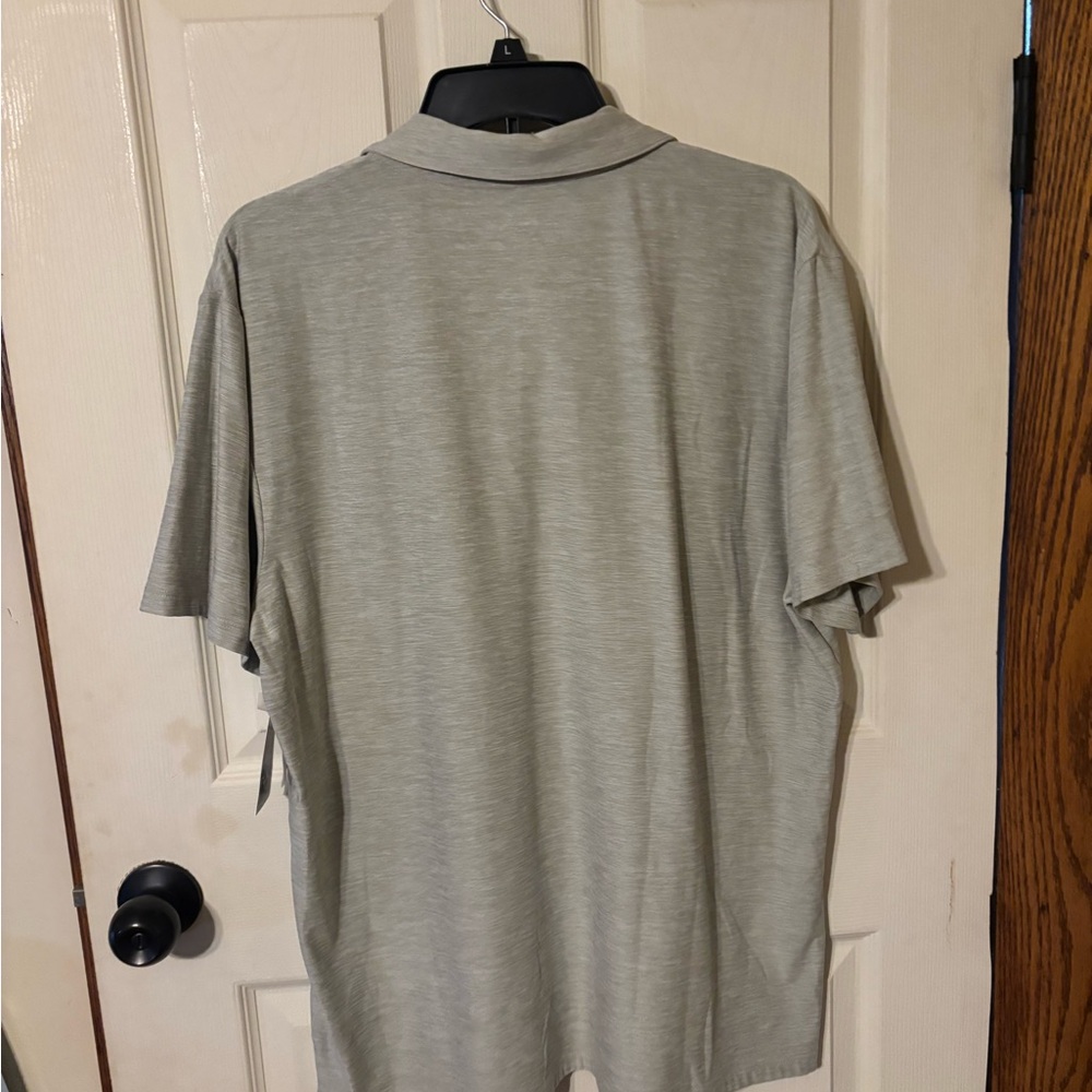 Men's Gray Polo Shirt brand Flex - new with tags - Picture 3 of 4